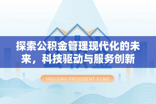 布尔津探索公积金管理现代化的未来，科技驱动与服务创新